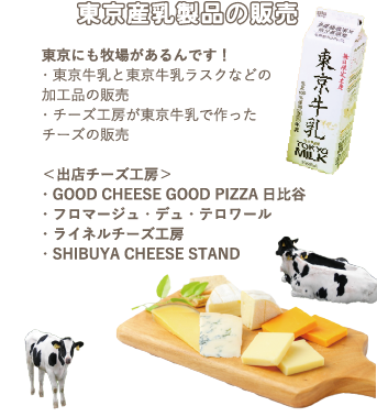 東京産乳製品の販売