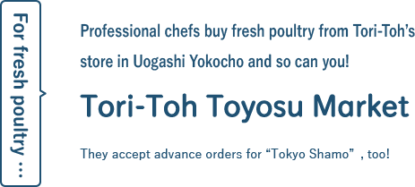Tori-Toh Toyosu Market
